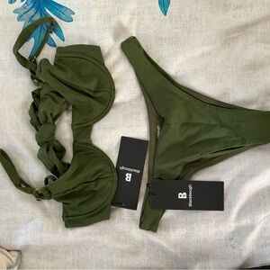 Black Bough Portia  Women's Basil Smash Bikini Set